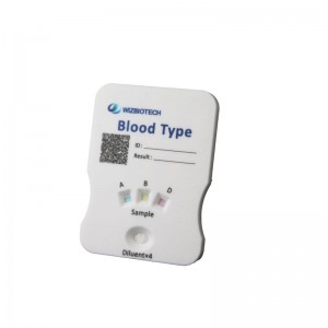 Blood type group ABD rapid test kit